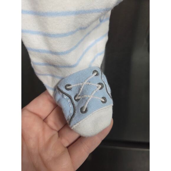 5/$15 "Team Grandpa" Striped Sleeper - Carter's - 3mo - Picture 5 of 5